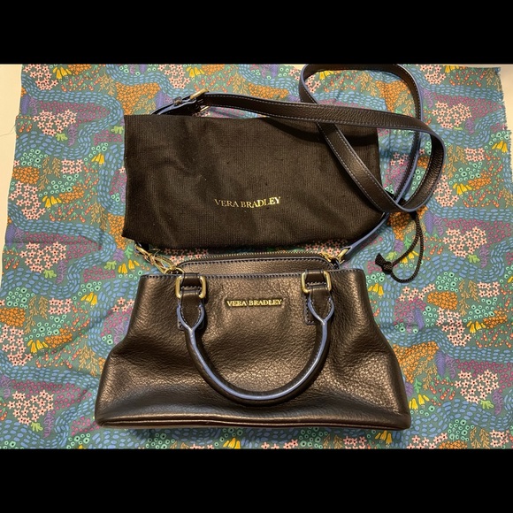 Black leather Vera Bradley bag - Picture 8 of 10